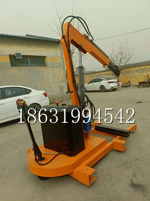 庆阳市自卸车厢随车吊 自制轮式四不像起重机 四驱平板吊 5吨 贵盛